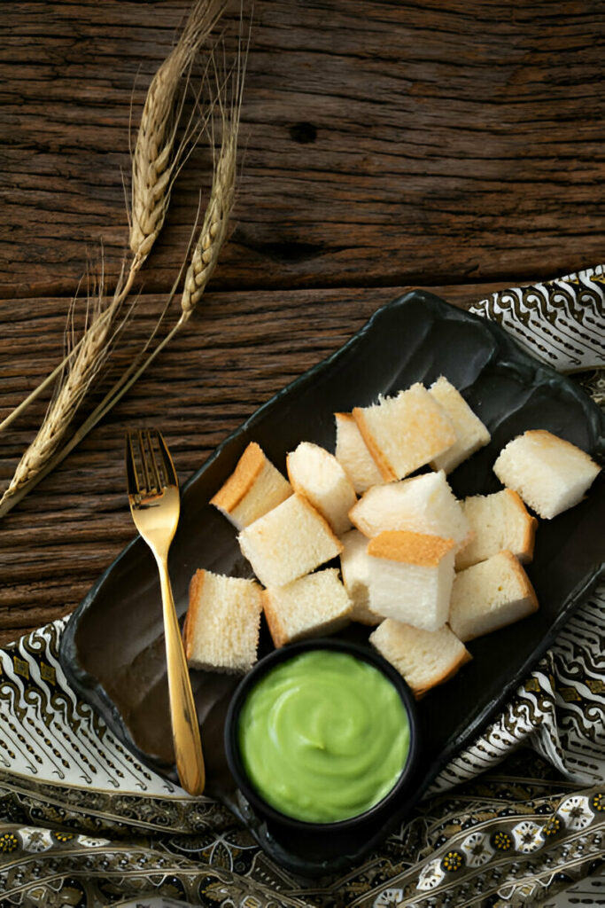 Pandan Coconut Custard Recipe